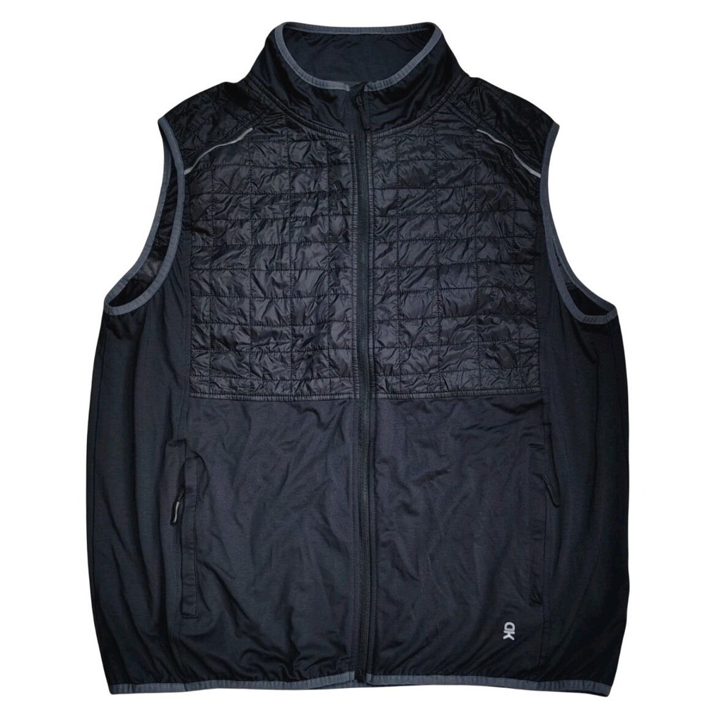 Little Donkey Andy Mens XXL Softshell Quilted Vest Windproof Sleeveless Black